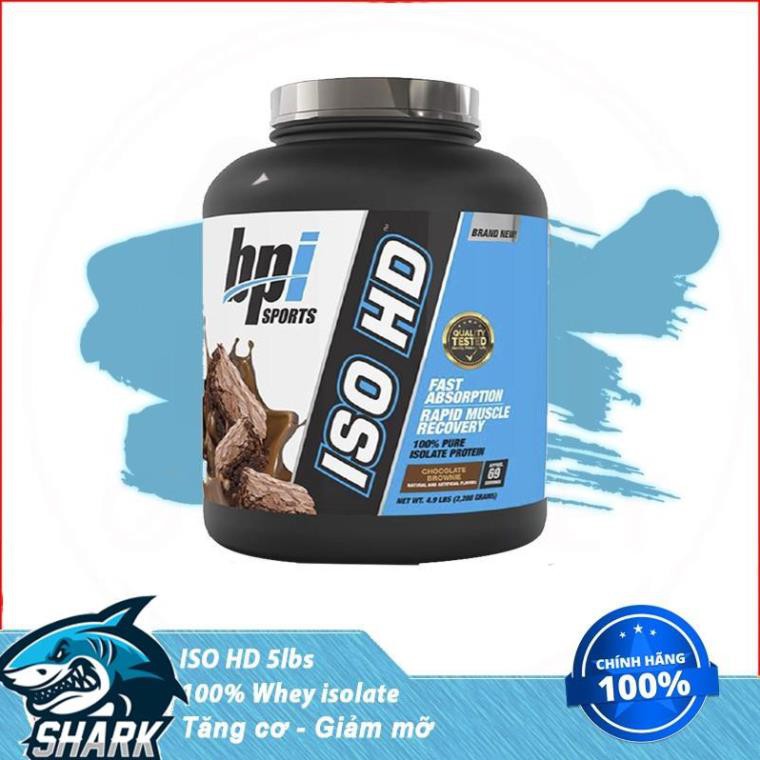 [Freeship + Quà] Sữa Tăng Cơ Bắp Bpisports Iso Hd 5 Lbs (2 34kg) - Chính Hãng 100%