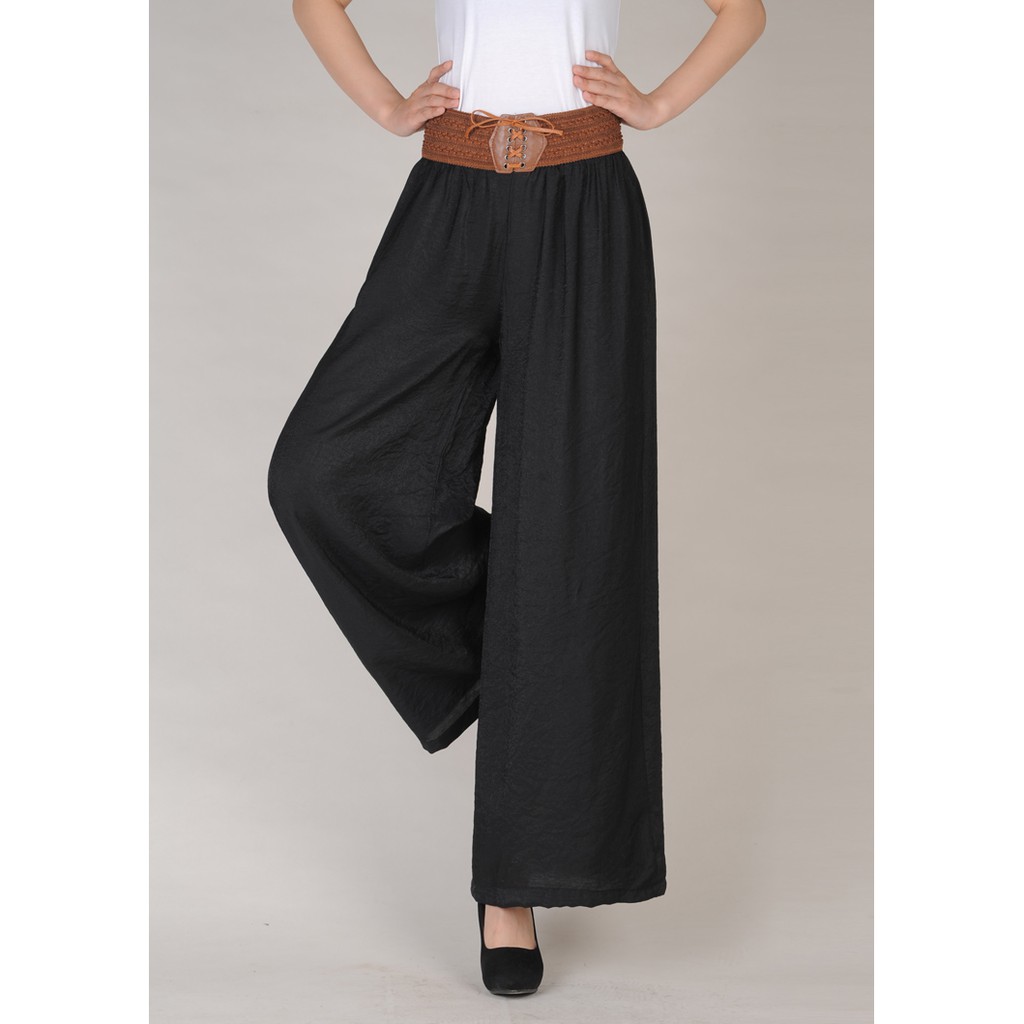 Quần Culottes Ống Rộng Cỡ Lớn 40-80kg Thời Trang Trẻ Trung Cho Nữ