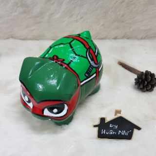 Heo đất handmade - Ninja rùa