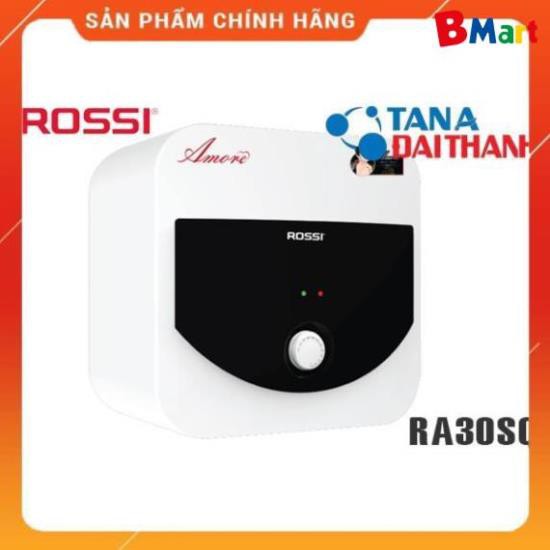 [FreeShip] Bình nóng lạnh Rossi Amore RA30SQ vuông 30L, Hàng chính hãng - Bảo hành 7 năm  - BM
