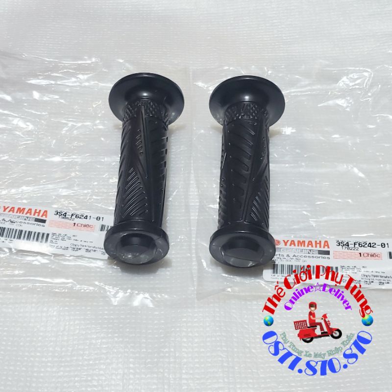 Cao su tay lái - bao tay Sirius zin chính hãng Yamaha Việt Nam - 3S4-F6242-01 /3S4-F6241-01 /3S4-F6240-01