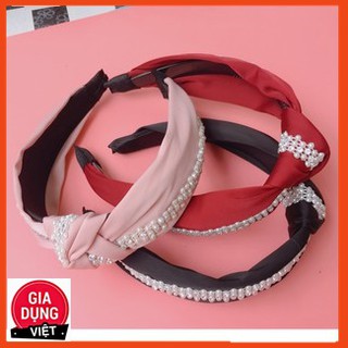 BĂNG ĐÔ BỜM TÓC LỤA BẢN TO ĐÍNH ĐÁ SIÊU SANG CHẢNH