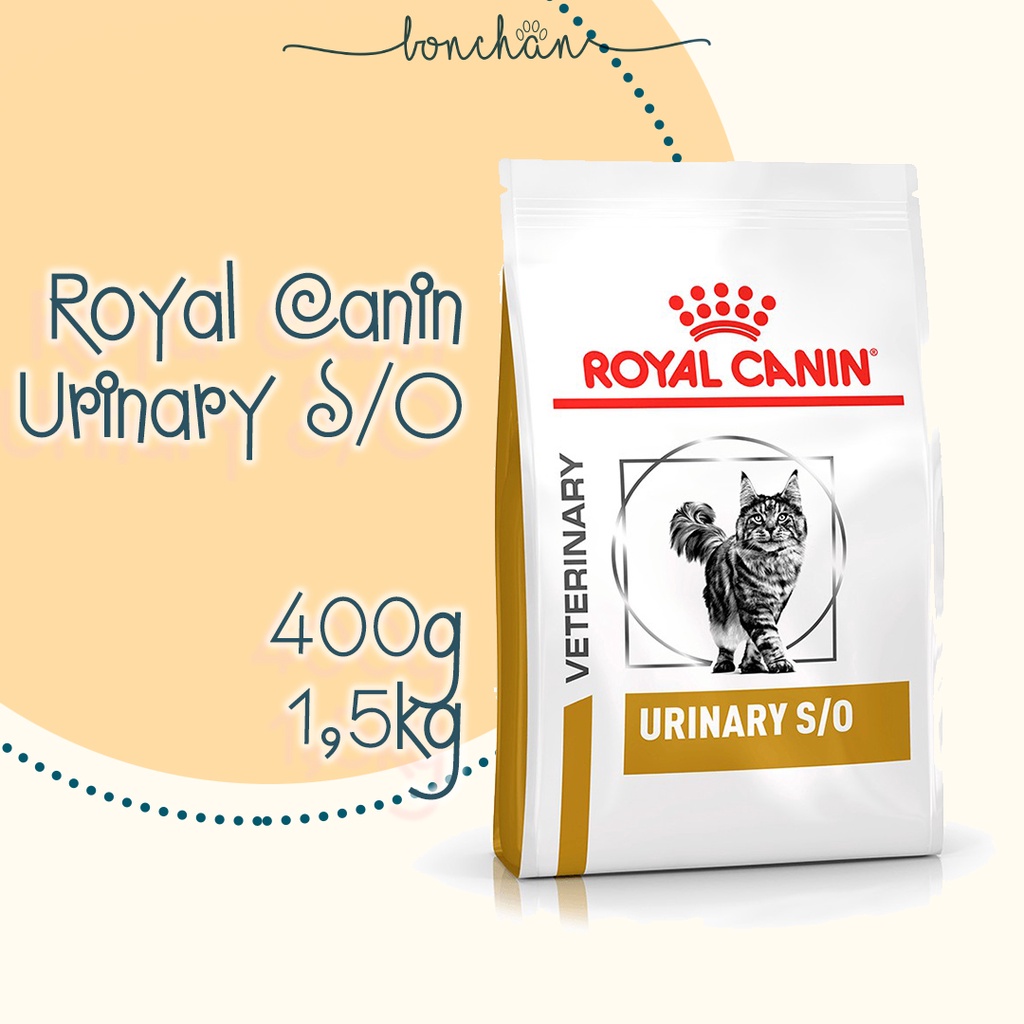 Hạt Royal Canin Urinary S/O Cat - Hạt khô dành cho mèo bị sỏi thận túi 400g - 1,5kg
