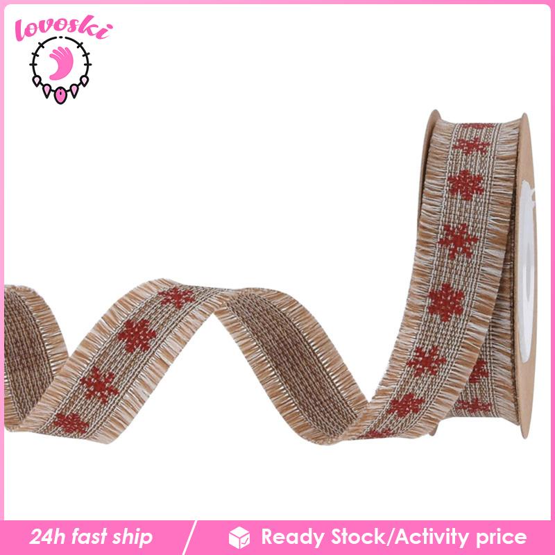 4 Cuộn Dây Ruy Băng Họa Tiết Giáng Sinh Dài 5 Yards