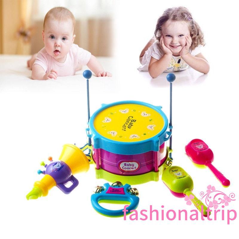 RNP-Baby Boy Girl Drum Musical Instrument Toy Drums Kids Educational Toys