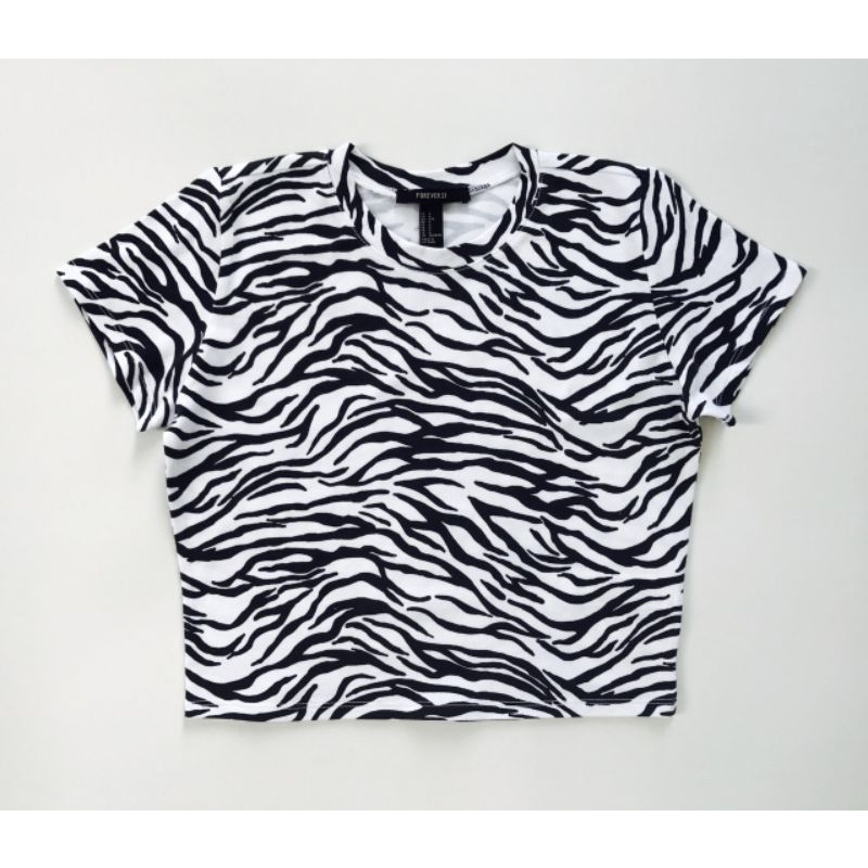 áo thun rằng ri crop top