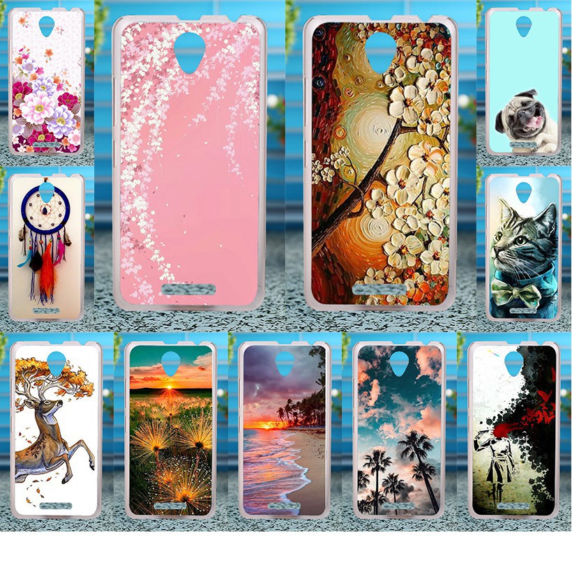 Ốp lưng nhựa TPU mềm họa tiết nhiều màu cho Lenovo A5000 AA 5000