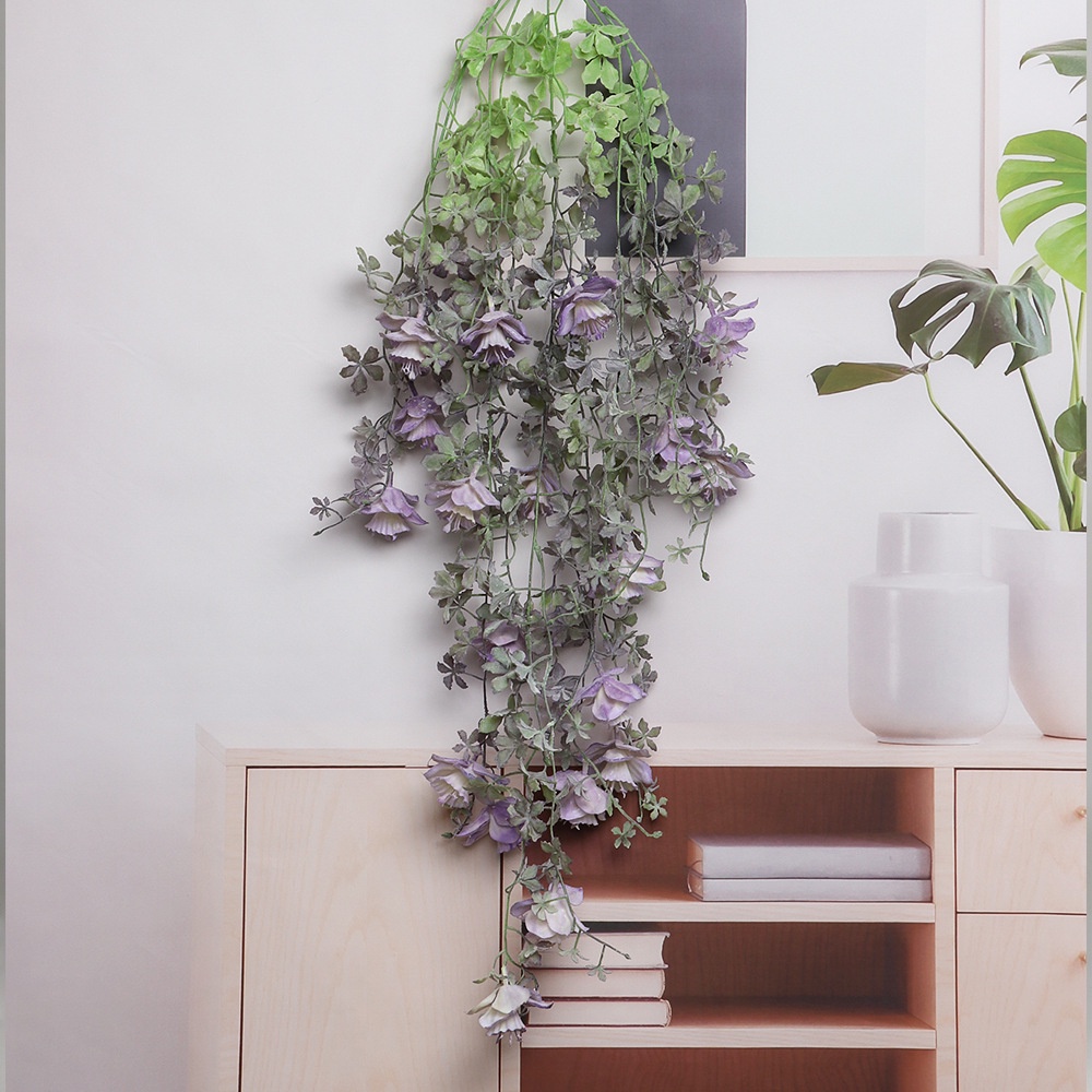 Cành Lá Giả Treo Tường Trang Trí Nhà Cửa / Sân Vườn Kích Thước 75-100cm