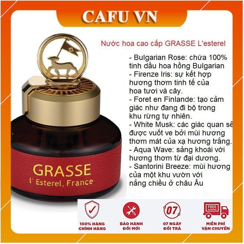 Nước hoa ô tô nước hoa xe hơi Grasse, chuẩn hãng BullSone - Hàn Quốc - CAFU VN