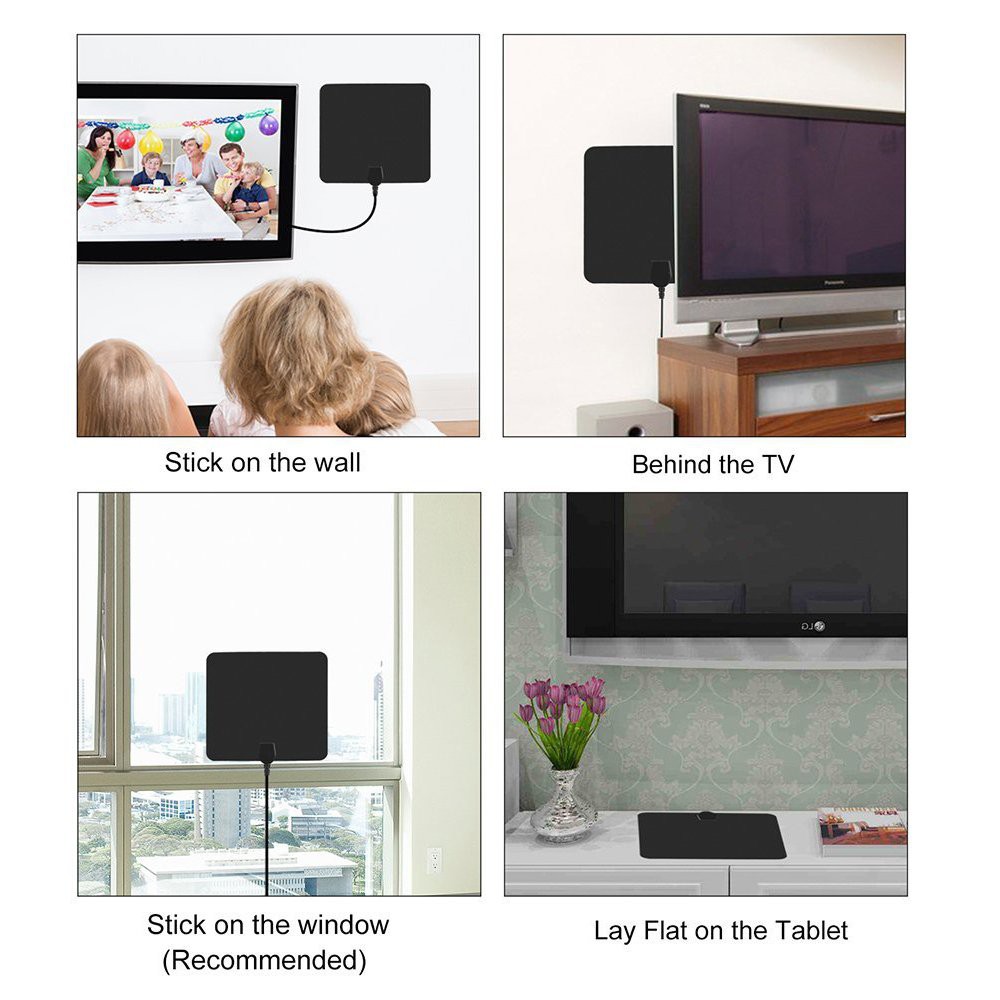 [freeship] Ăng-ten TV kỹ thuật số trong nhà ,ăng ten truyền hình miễn phí cho TV kỹ thuật số DVB-T2 Trong nhà, ăng-ten