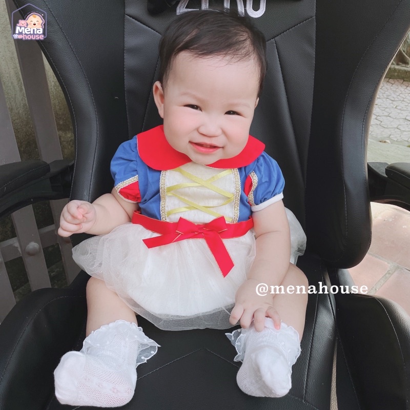 Body váy bạch tuyết bé gái