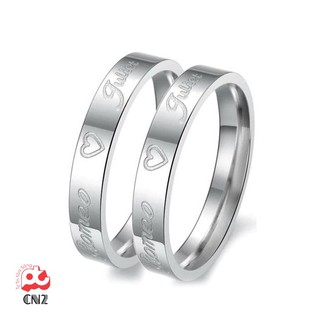 Nhẫn cặp inox đv: 1chiếc - mã: nc53