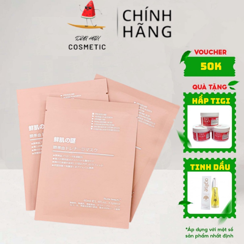 Mặt Nạ Nhau Thai Cừu Nhật Bản | Mặt Nạ Giấy Dưỡng Trắng Da | Cung Cấp Độ Ẩm, Tái Tạo Collagen