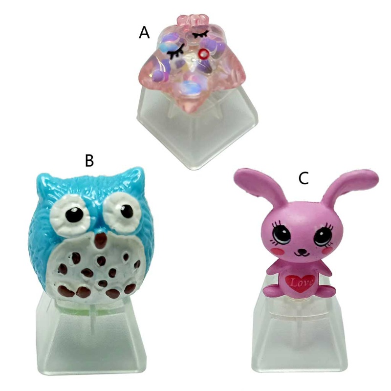 Vỏ Bảo Vệ Bàn Phím OEM R4 Bằng ABS Hình Động Vật Xinh Xắn Cho Cherry MX