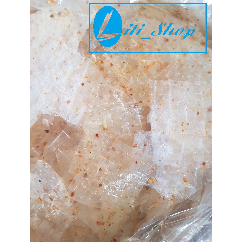 Bánh tráng vuông trộn tỏi 500Gr [Út yến]