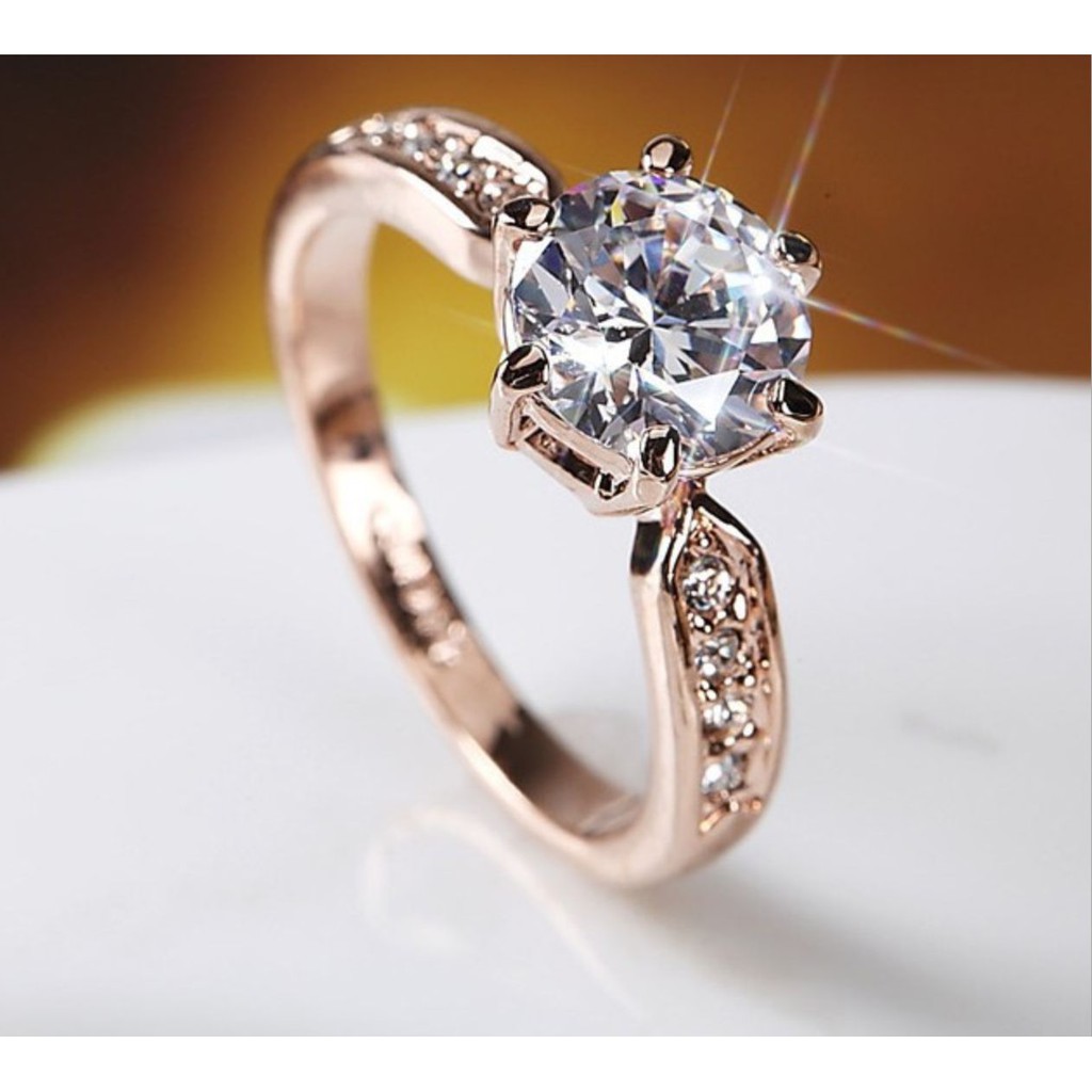 Nhẫn Blue 4 Chấu Viền Đá Vuông nhân tạo free size