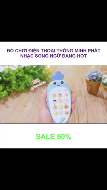 Điện thoại đồ chơi phát triển khả năng âm nhạc cho bé