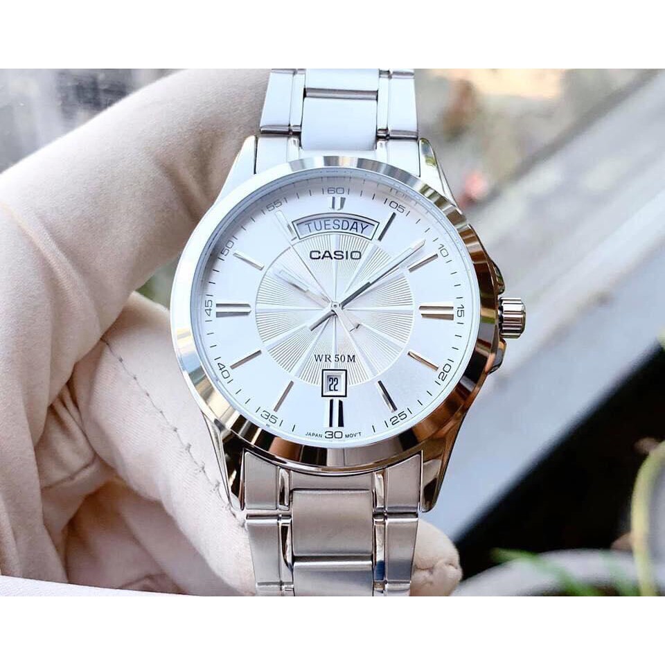 Đồng Hồ Nam Dây Kim Loại MTP-1381D-7AVDF Chính Hãng Casio