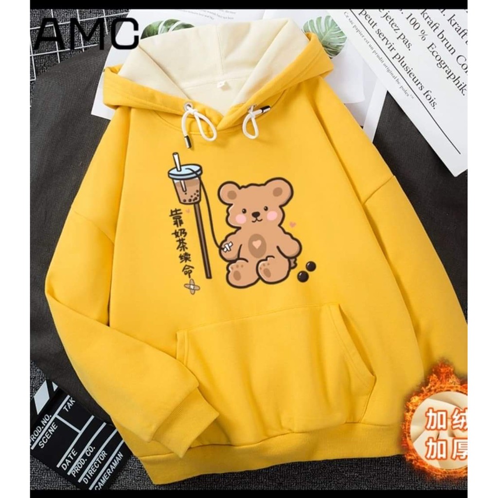 Áo hoodie gấu truyền nước DTR1120