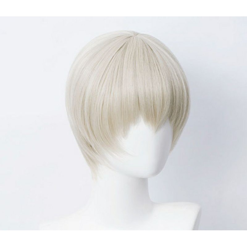 [sẵn] Wig/tóc giả cosplay Toge Inumaki màu vàng trắng sữa - Jujutsu Kaisen tại Miu Cosplay