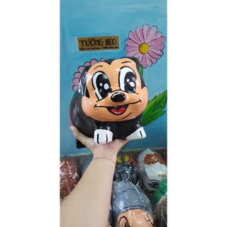 Heo đất handmade - chuột mickey