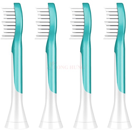 Đầu bàn chải thay thế bàn chải điện trẻ em Philips Sonicare For Kids 7+ HX6044/33 (Set 4 cái) - Hàng nhập khẩu
