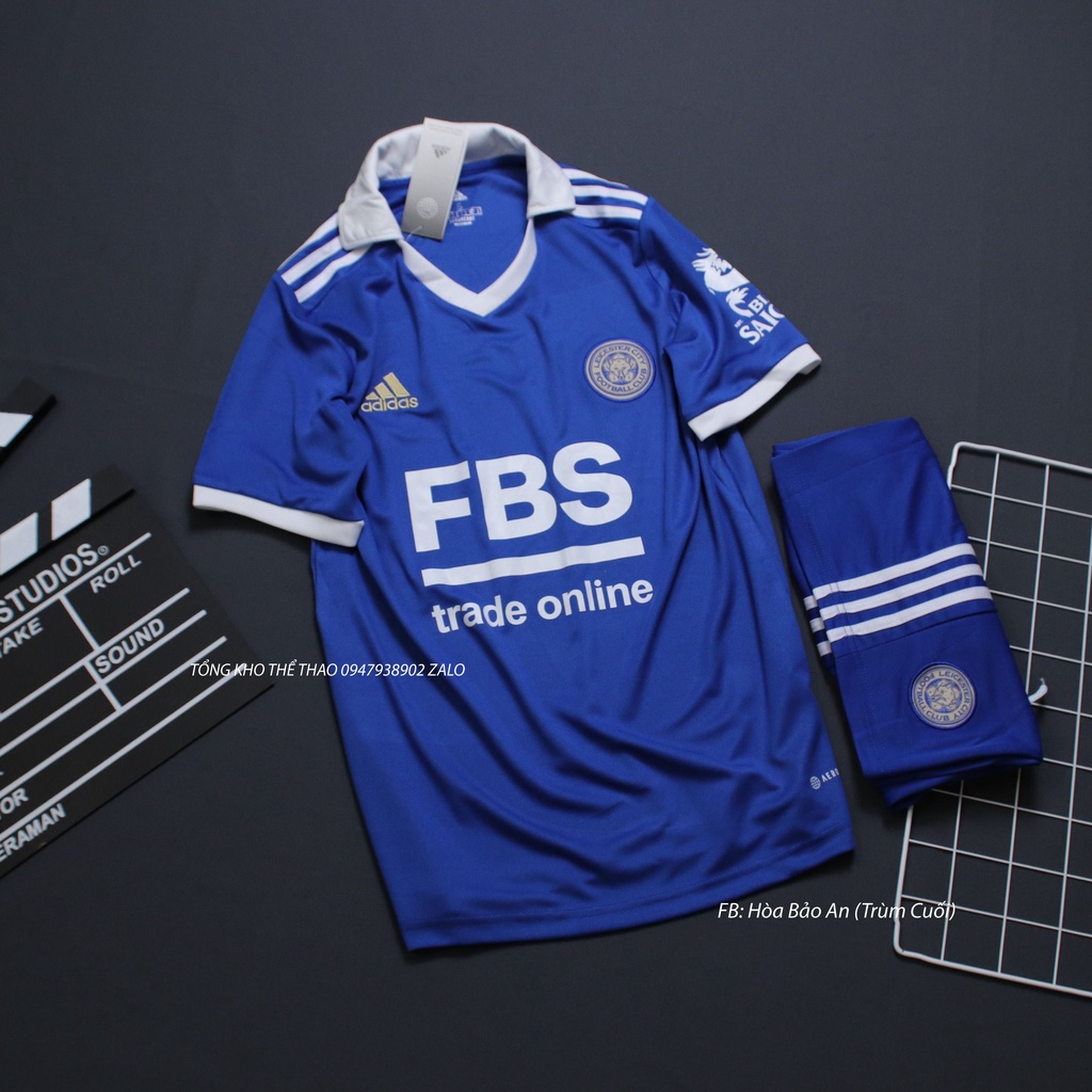 Áo Bóng Đá Câu lạc bộ Leicester City sân nhà mùa giải 2022-2023, Vải  thái chuẩn áo thi đấu phom 43-90kg