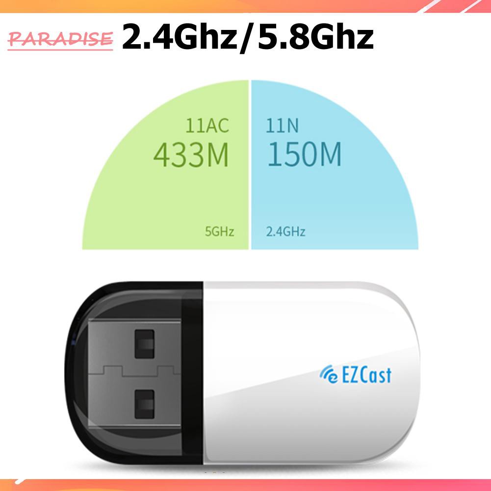 Usb 2.0 Wifi Dongle 2.4ghz + 5.8ghz Bluetooth 4.2 650mbps | BigBuy360 - bigbuy360.vn