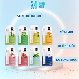 SON DƯỠNG MÔI KHÔNG MÀU giúp giảm tình trạng môi khô nứt nẻ SamBeauty