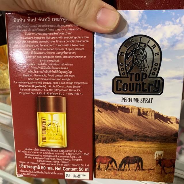 Nước hoa Top country thái lan