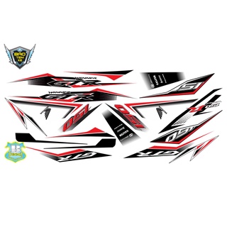 Tem rời dán xe winner GTR ghép dán xe trắng