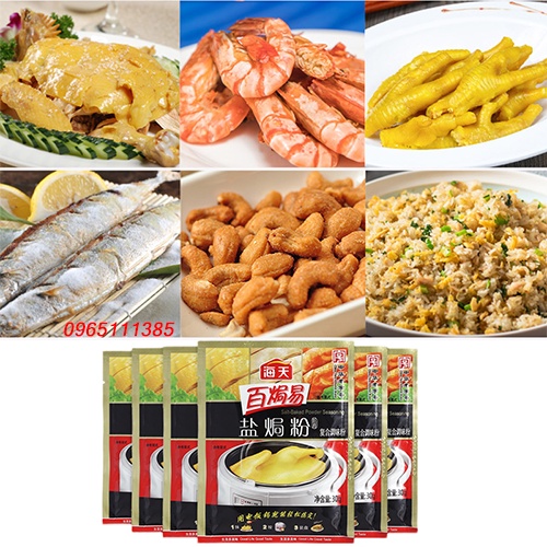 Bột Muối Gà 30g - ướp các món Hấp, Nướng, Xào, Rang