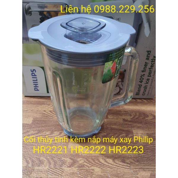 Phụ kiện máy xay chính hãng Philips HR2221 HR2222 HR223 (Hàng tách bộ)