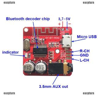 🌸ĐẦY ĐỦ 🌸 Bluetooth 4.1 Decoder Modified Circuit Stereo DIY Board Micro USB 3.7-5V Battery