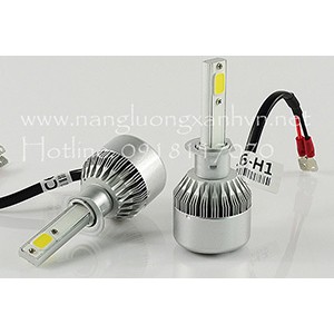 [CHÍNH HÃNG]BỘ 2 BÓNG LED C6-H1-36W/7600LM/6000K CHO XE ÔTÔ, MÔTÔ, XE MÁY