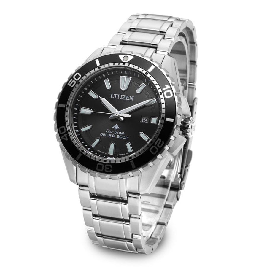 Đồng Hồ Nam Citizen Dây Thép Không Gỉ BN0190-82E - Mặt Đen