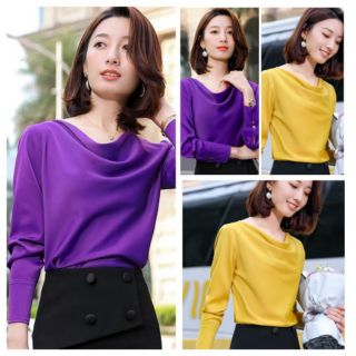 Áo sơ mi công sở nữ cổ đỗ cao cấp