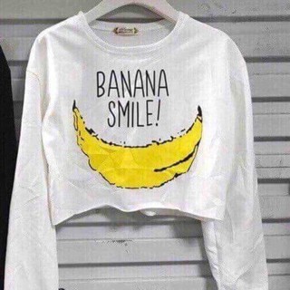 Áo Thun Croptop Chuối Banana Trẻ Trung Thời Trang WA 62S1