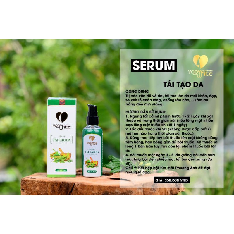 [CHÍNH HÃNG] Combo Mụn Nám Tàn Nhang Serum thảo dược tái tạo da Yody White Phương Anh | BigBuy360 - bigbuy360.vn