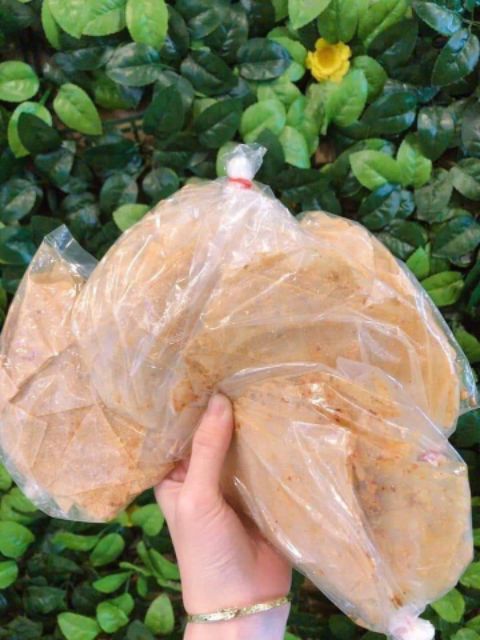 Bánh tráng xì ke siêu mỏng + muối nhuyễn tỏi phi