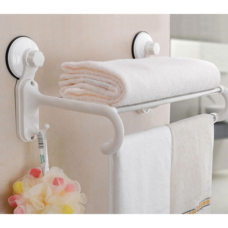 Giá để đồ khăn quần áo hút chân không nhà tắm Cao Cấp ( GÍA SỐC )