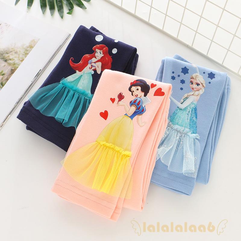 Quần Legging Co Giãn Màu Trơn Cho Bé Laa6