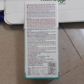 Kem đánh răng Chicco hương dâu