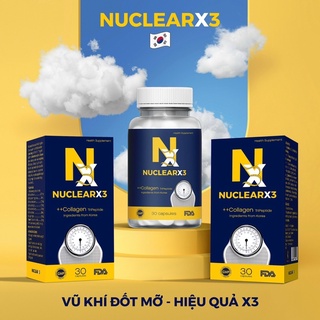 Chính hãngviên uống giảm cân bổ sung collagen đẹp da nuclearx3 - ảnh sản phẩm 2