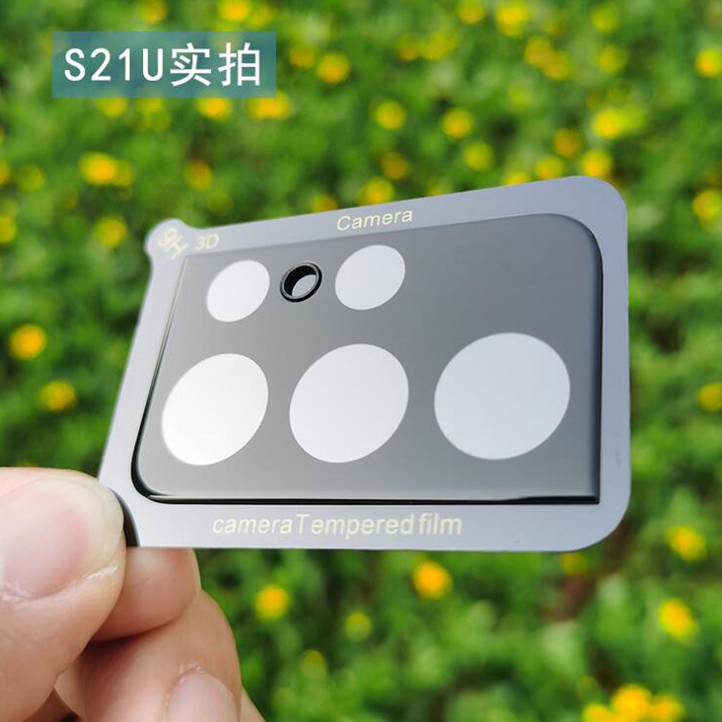 Kính Cường Lực 3D Bảo Vệ Camera Sau Cho Samsung Galaxy S22 ultra S22 plus