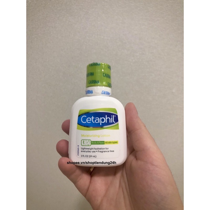 Sữa dưỡng ẩm Cetaphil Moisturizing Lotion Face and Body dùng cho mặt và toàn thân 59ml