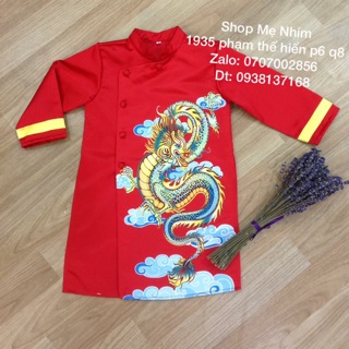 Áo dài bé trai thiết kế