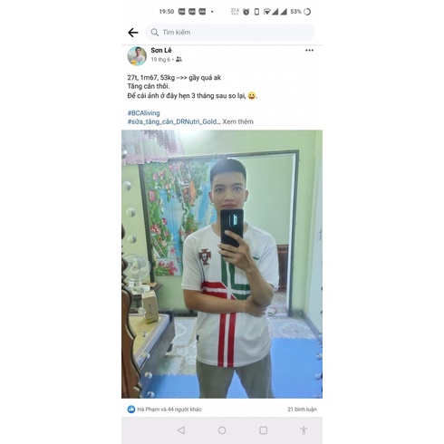 Sữa nghệ tăng cân Dr. Nutri Gold dinh dưỡng cho bệnh nhân hậu phẫu người suy dinh dưỡng lâu năm