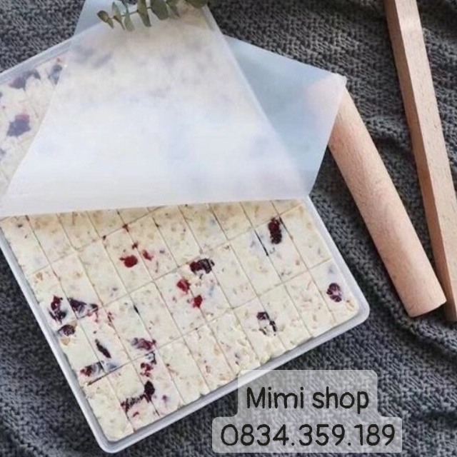 Khuôn làm kẹo nougat đế rời 60 viên - hàng hãng chuẩn có hộp(kèm ảnh thật)