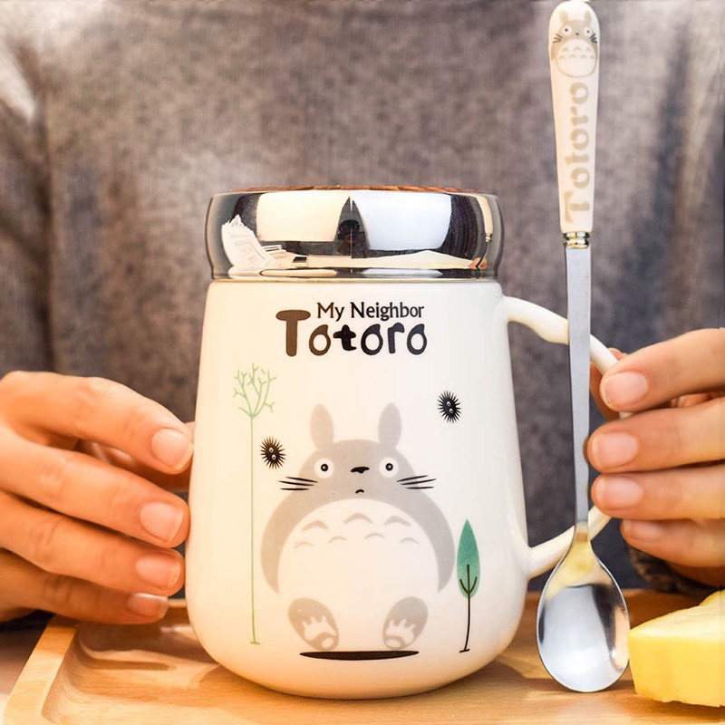 Ly cốc sứ uống trà, cafe hình totoro đáng yêu[Có ảnh thật]